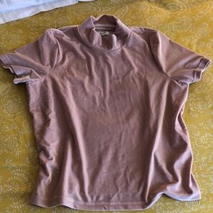 Size medium pale pink Velvet MADEWELL top!